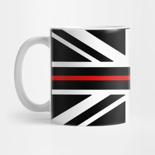 Thin Red Line Union Jack UK Flag Mug